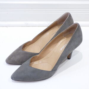 Kylie & Katie Genuine Suede Heels in Light Olive Green